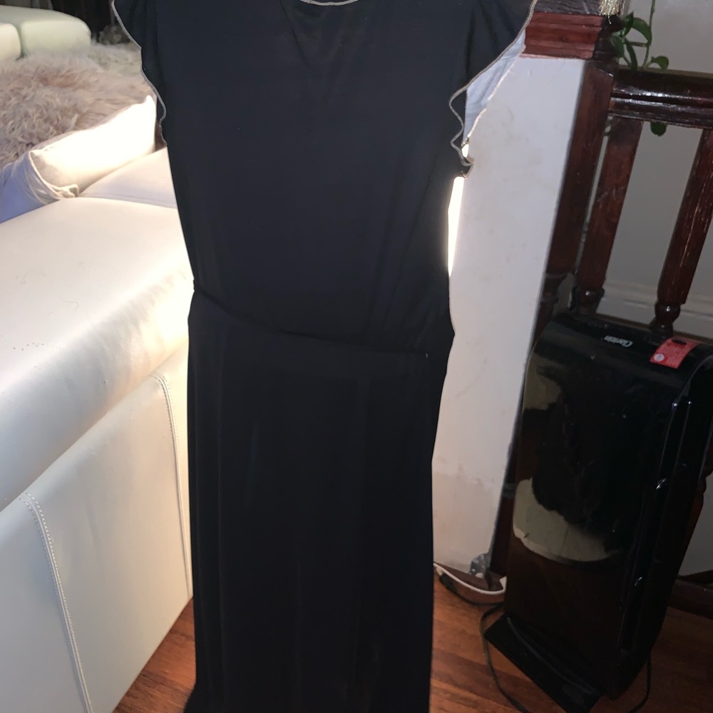 Sexy low cut tie dress